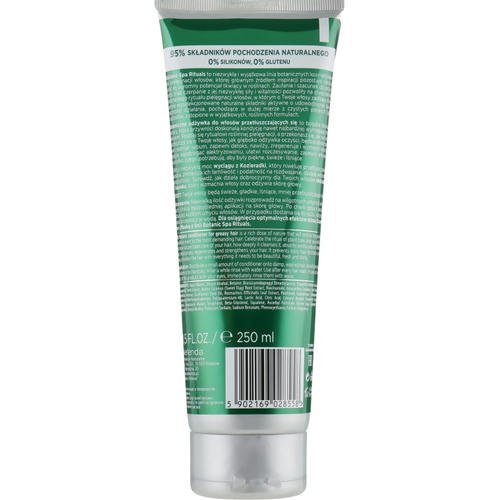 Bielenda Botanic Spa Rituals Conditioner - Кондиционер "Пажитник + Аир" для жирных волос, 250 мл. — изображение 2