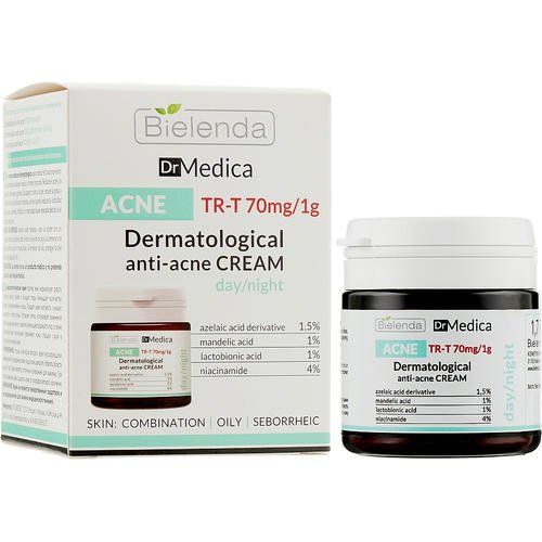 Bielenda Dr Medica Acne Dermatological Anti-Acne Cream - Дерматологический анти-акне крем, 50 мл. — изображение 2