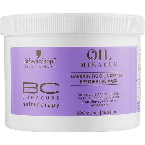 Schwarzkopf Professional Bonacure Oil & Micro Keratin Mask - Восстанавливающая маска с маслом и кератином, 150 мл. — изображение 3