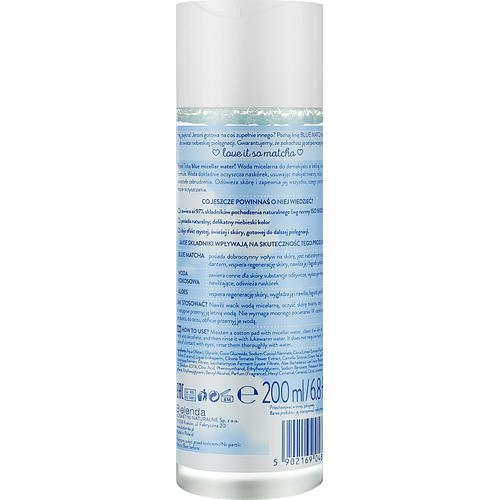 Bielenda Blue Matcha Blue Micellar Water - Мицеллярная вода для снятия макияжа, 200 мл. — изображение 2