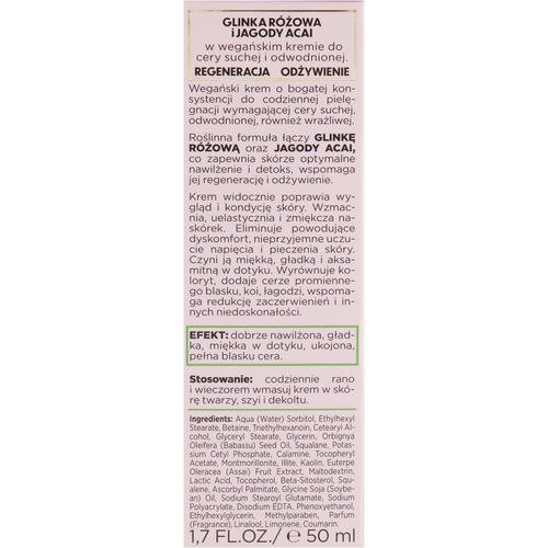 Bielenda Botanical Clays Vegan Day Night Cream Pink Clay - Крем для лица с розовой глиной, 50 мл. — изображение 3
