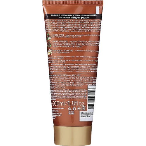 Bielenda Magic Bronze 2in1 Moisturizing Bronze Cream for Light Skin - Увлажняющий бронзирующий крем для светлой кожи, 200 мл. — изображение 2