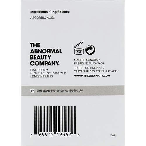 The Ordinary 100% L-Ascorbic Acid Powder - Витамин С в порошке, 20 г. — изображение 3