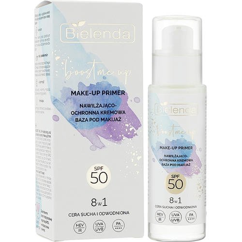 Bielenda Boost Me Up - Увлажняющая защитная крем-основа под макияж 8 в 1 SPF 50, 30 мл. — изображение 2