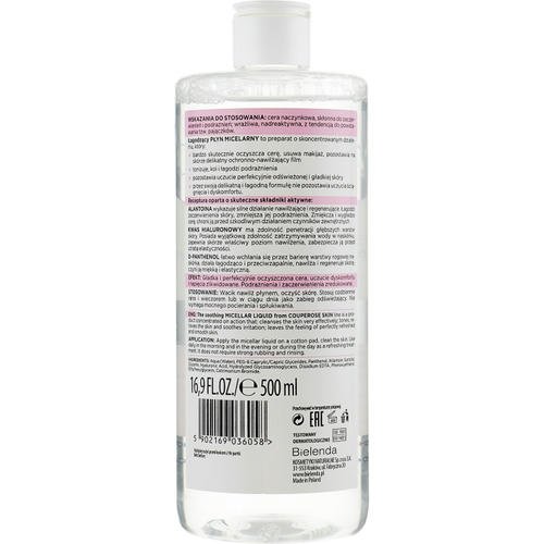 Bielenda Capillary Skin Soothing Micellar Liquid - Успокаивающая мицеллярная жидкость, 500 мл. — изображение 2