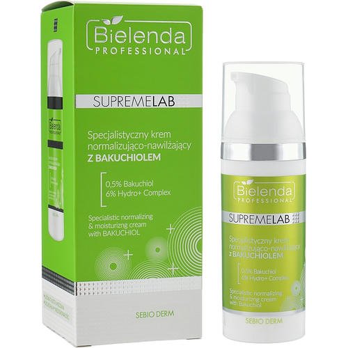 Bielenda Professional Supremelab Sebio Derm - Нормализующий и увлажняющий крем с бакучиолом, 50 мл. — изображение 2