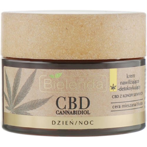 Bielenda CBD Cannabidiol Moisturizing & Detoxifying Cream - Крем для жирной и комбинированной кожи, 50 мл. — изображение 2
