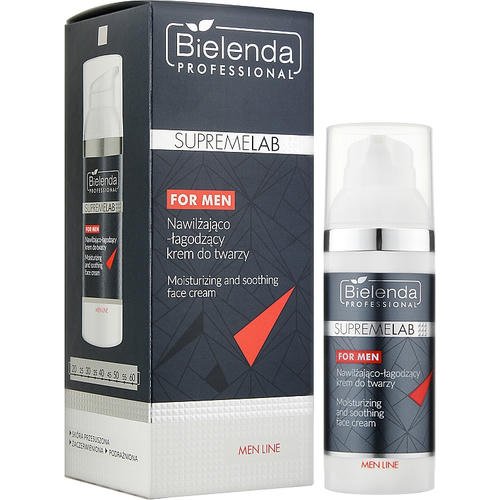 Bielenda Professional SupremeLab For Men - Увлажняющий и успокаивающий крем для лица, 50 мл. — изображение 2