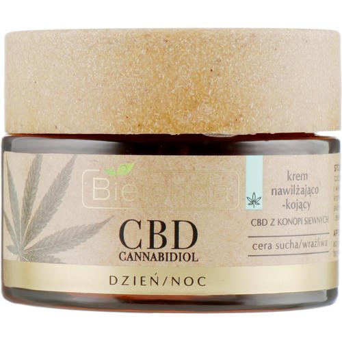 Bielenda CBD Cannabidiol Moisturizing & Soothing Cream - Крем для сухой и чувствительной кожи, 50 мл. — изображение 2