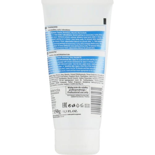 Bielenda Professional Face Program 2in1 Enzymatic Fine Grain Scrub - Ферментативный минеральный скраб для лица 2в1 с папаином и бромелином, 150 г. — изображение 2