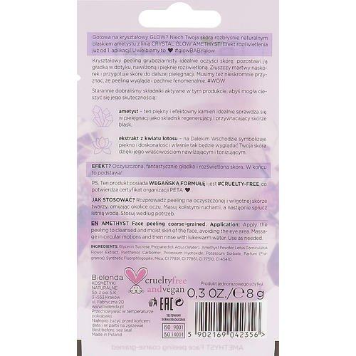 Bielenda Crystal Glow Face Peeling - Кристаллический пилинг для лица, 8 г. — изображение 2