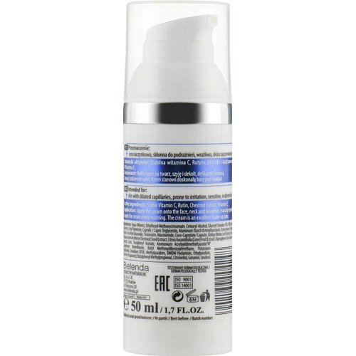Bielenda Professional Capilary Repair Face Cream - Крем для кожи с куперозом с рутином и витамином С, 100 мл. — изображение 2