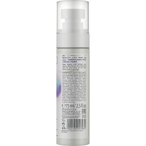Bielenda Beauty CEO Matt Me Now - Крем-тоник для лица, нормализующий, 75 мл. — изображение 2