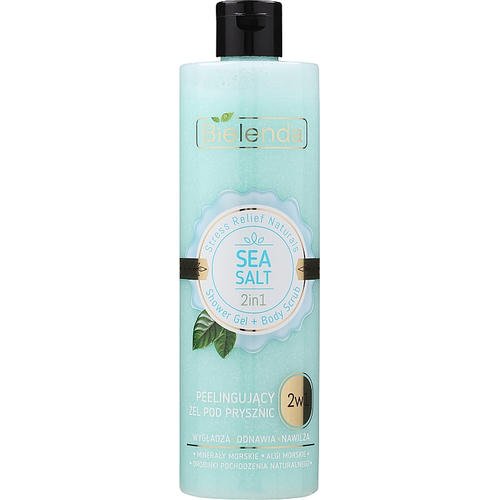 Bielenda Stress Relief Naturals - Скраб-гель для душа 2в1 "Морская соль", 400 г.
