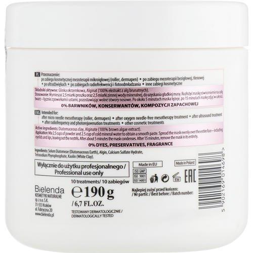Bielenda Professional Ultra Soothing Algae Fase Mask - Ультра-смягчающая водорослевая маска для лица с диатомовой глиной, 190 г. — изображение 2
