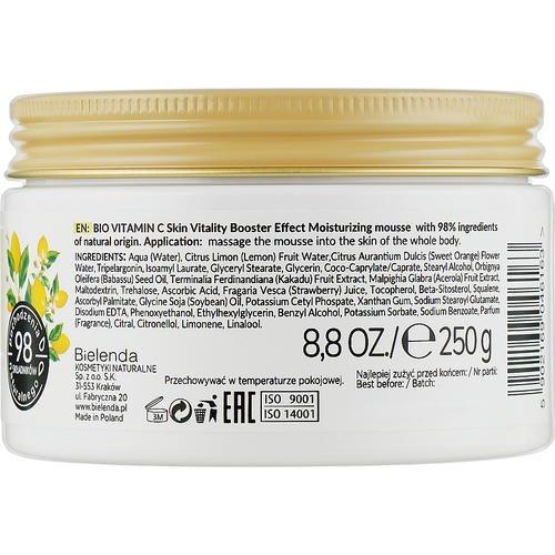 Bielenda Bio Vitamin C - Увлажняющий и тонизирующий мусс для тела, 250 г. — изображение 2