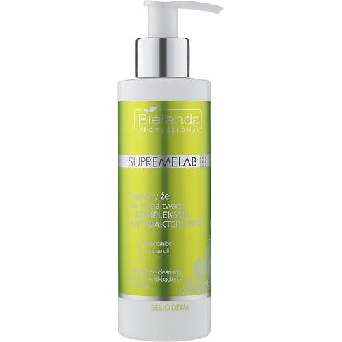 Bielenda Professional Supremelab Sebio Derm - Деликатный гель для умывания, 190 г.