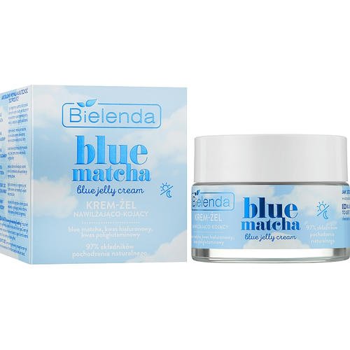 Bielenda Blue Matcha Blue Jelly Cream - Крем-гель увлажняющий для лица, 50 мл. — изображение 2