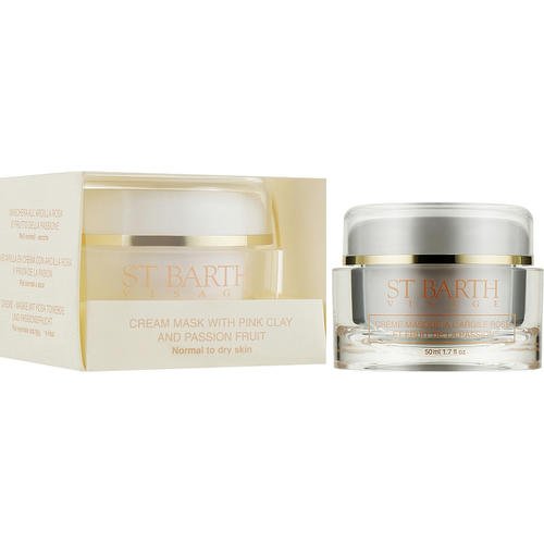 Ligne St Barth Cream Mask With Green Clay Passion Fruit - Маска для лица "Розовая глина и маракуйя", 50 мл. — изображение 2