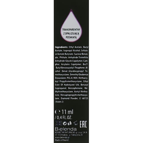 Bielenda Liquid Diamond Nail Conditioner - Кондиционер для ногтей "Жидкий алмаз", 11 мл. — изображение 3