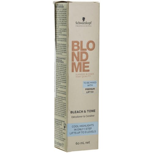 Schwarzkopf Professional BlondMe Bleach & Tone - Нейтрализующий тонер для обесцвечивания, 60 мл. — изображение 3