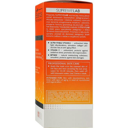 Bielenda Professional Supremelab Energy Boost - Осветляющая маска с витамином С, 70 мл. — изображение 3