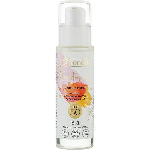 Bielenda Boost Me Up - Матирующая защитная крем-основа под макияж 8 в 1 SPF 50, 30 мл.