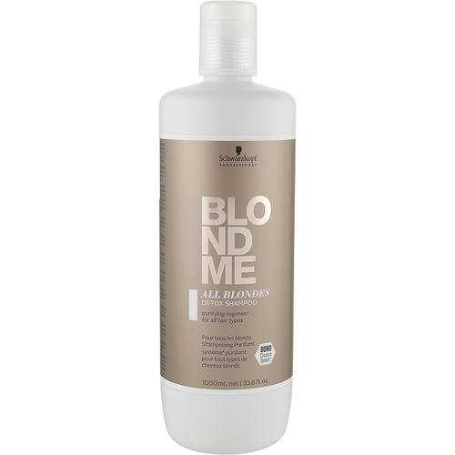Schwarzkopf Professional Blondme All Blondes Detox Shampoo - Детокс шампунь для волос всех типов, 300 мл. — изображение 3