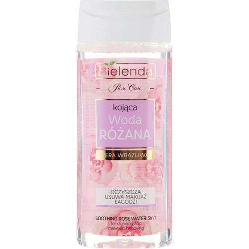 Bielenda Rose Care Micellar Water For Sensitive Skin - Мицеллярная вода 3в1, 200 мл.