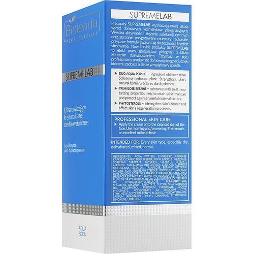 Bielenda Professional SupremeLab Liquid Crystal Ultra Hydrating Cream - Ультраувлажняющий крем для лица на основе жидкого кристалла, 50 мл. — изображение 3