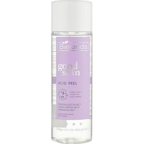 Bielenda Good Skin Acid Micro-Exfoliating Face Toner - Микроотшелушивающий корректирующий и нормализующий тоник для лица, 200 мл.