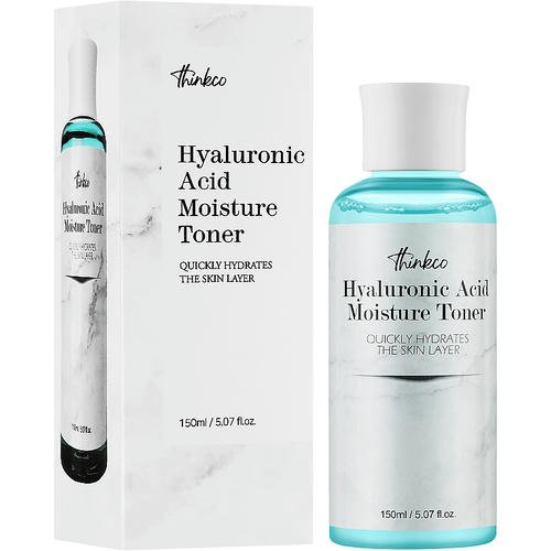 Thinkco Hyaluronic Acid Moisture Toner - Увлажняющий тонер с гиалуроновой кислотой, 150 мл. — изображение 2