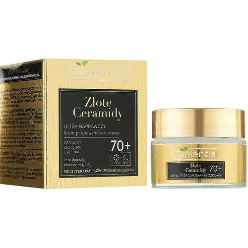 Bielenda Golden Ceramides Anti-Wrinkle Cream 70+ - Крем против морщин 70+, 50 мл. — изображение 2