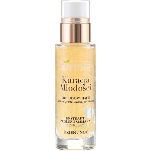 Bielenda Kuracja Mlodosci Serum - Восстанавливающая сыворотка от морщин с муцином улитки, 30 мл. — изображение 2