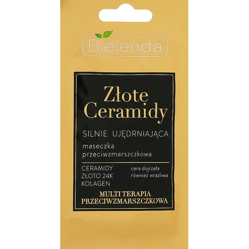 Bielenda Golden Ceramides - Концентрированная укрепляющая маска против морщин, 8 г.