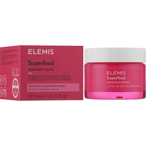 Elemis Superfood Nourishing Sleeping Cream - Ночной крем для лица, 50 мл. — изображение 2