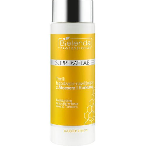 Bielenda Professional SupremeLab Tonik - Успокаивающий и увлажняющий тоник с алоэ и куркумой, 200 мл.