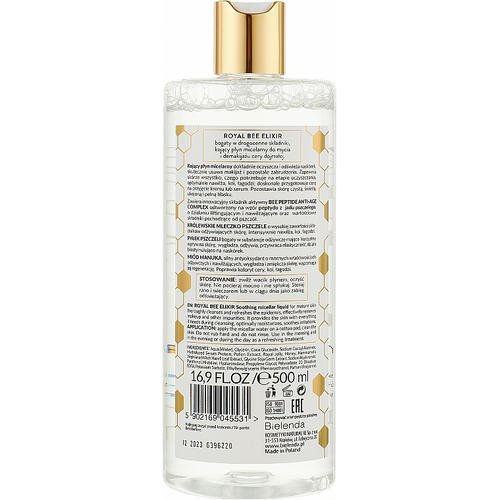 Bielenda Royal Bee Elixir - Успокаивающая мицеллярная жидкость, 500 мл. — изображение 2