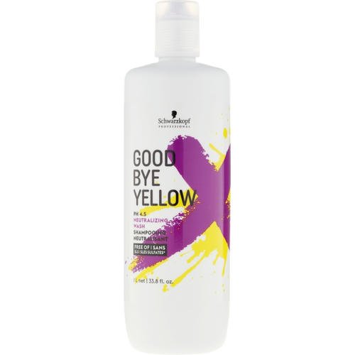 Schwarzkopf Professional Goodbye Yellow Shampoo - Безсульфатный шампунь с антижелтым эффектом, 300 мл. — изображение 3