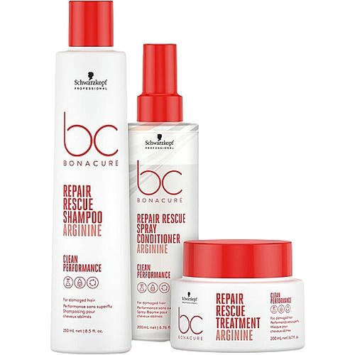 Schwarzkopf Professional Bonacure Repair Rescue (shm/250ml + cond/200ml + mask/200ml + bag/1pc) - Набор — изображение 2