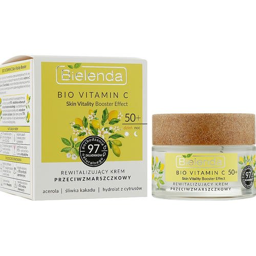 Bielenda Bio Vitamin C - Увлажняющий крем против морщин 50+ день/ночь, 50 мл. — изображение 2