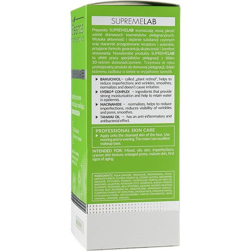 Bielenda Professional Supremelab Sebio Derm - Нормализующий и увлажняющий крем с бакучиолом, 50 мл. — изображение 3