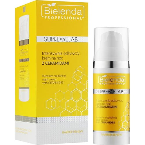 Bielenda Professional SupremeLab Barrier Renew - Интенсивно питательный ночной крем с керамидами, 50 мл. — изображение 2