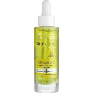 Bielenda Skin Clinic Professional - Осветляющая и питательная сыворотка для лица, с витамином С, 30 мл.