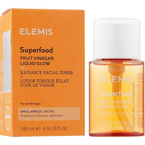 Elemis Superfood Fruit Vinegar Liquid Glow - Тонер для лица для сияния кожи, 145 мл. — изображение 2