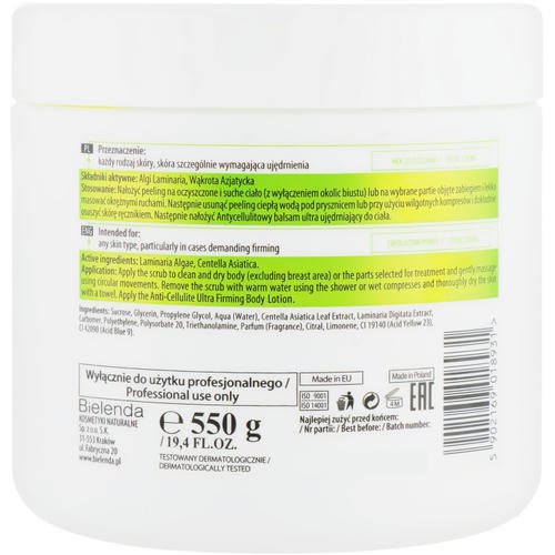 Bielenda Professional Body Program Anti-Cellulite Ultra Firming Body Scrub - Антицеллюлитный скраб для тела, 550 г. — изображение 2