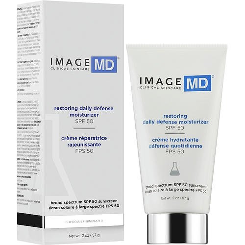 Image Skincare MD Restoring Daily Defense Moisturizer SPF 50 - Дневной защитный крем SPF 50, 59 мл. — изображение 2