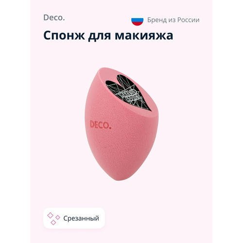 Спонж для макияжа `DECO.` BASE срезанный (make up addict) — изображение 3