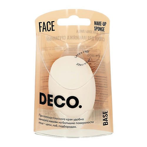 Спонж для макияжа `DECO.` BASE срезанный (без латекса) — изображение 2