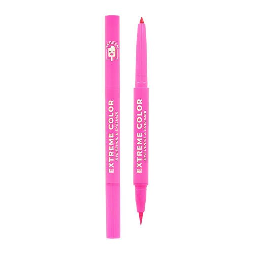 Карандаш-лайнер для глаз `ISCREAM` EXTREME COLOR 2 в 1 (pink)